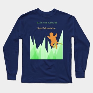 Save the Lemurs Long Sleeve T-Shirt
